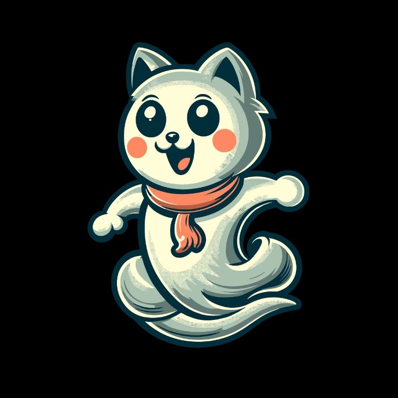Cute Ghosts Cat Kawaii Ghost Pet