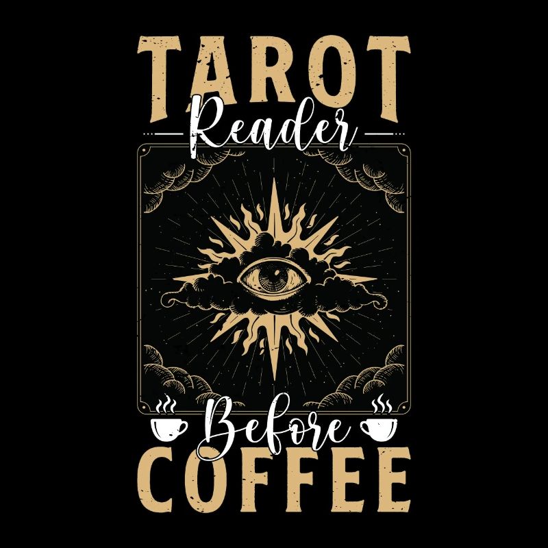 Tarot Reader Before Fortune Telling Coffee Lover