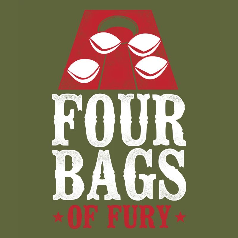 Joueur de sac de haricots de l’équipe Cornhole