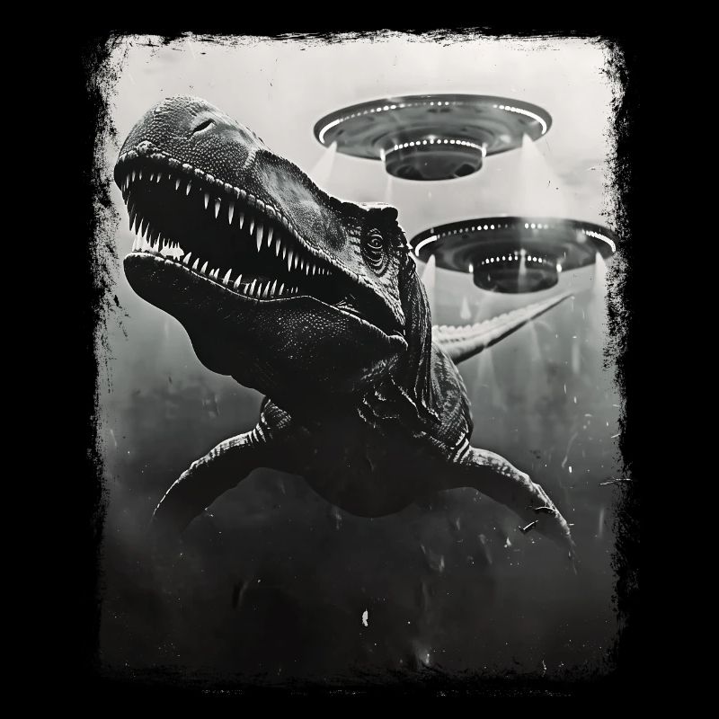 Mosasaurus Dinosaur UFO Alien Alien Se