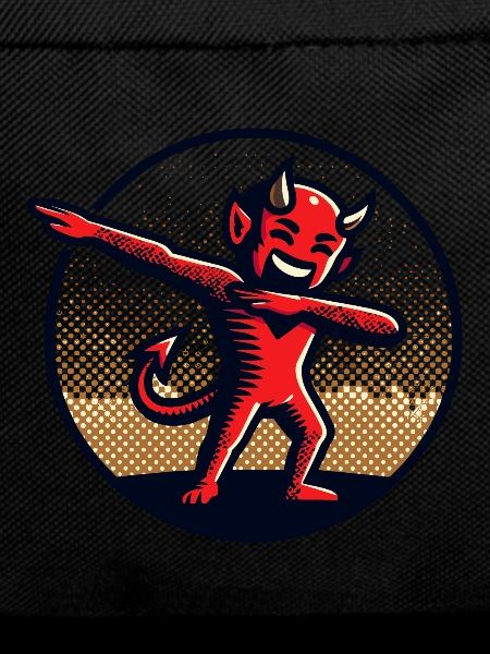 Dabbing Devil Funny Dabbing Design