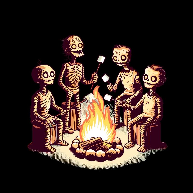 Campfire Camping Eerie Disguise