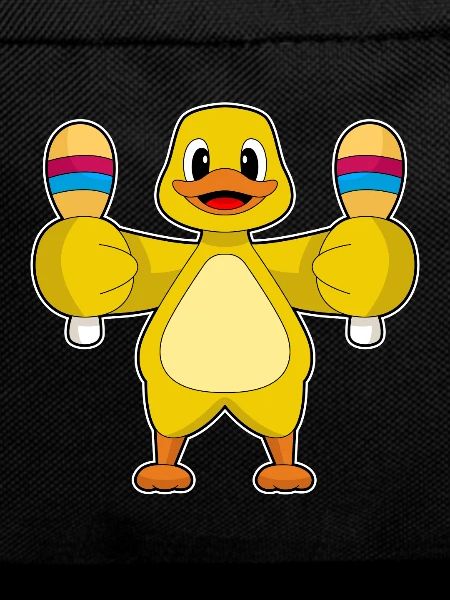 Duck Musician Rattle Music