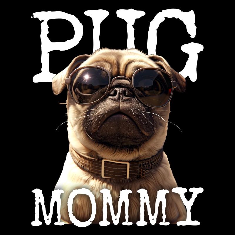 Pug Mommy Mops Mama Muttertag Pug Mom Süßer Mops