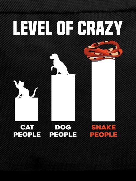 Funny snake owner