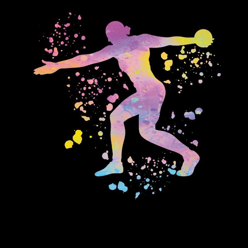 Diskuswerfer Colorsplash Diskuswurf