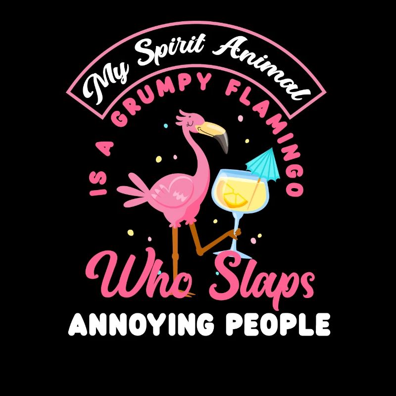 Flamingo Alcohol Saying
