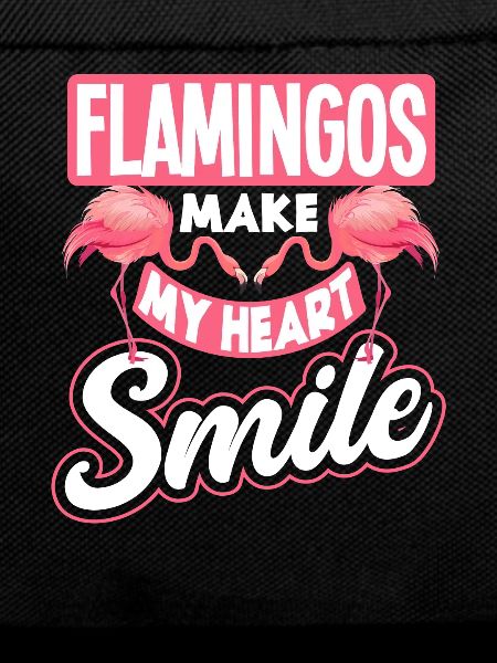 Flamingo Laughter Heart Saying Gift