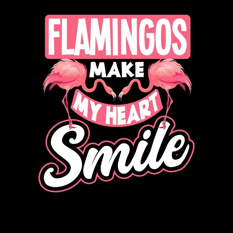Flamingo Laughter Heart Saying Gift
