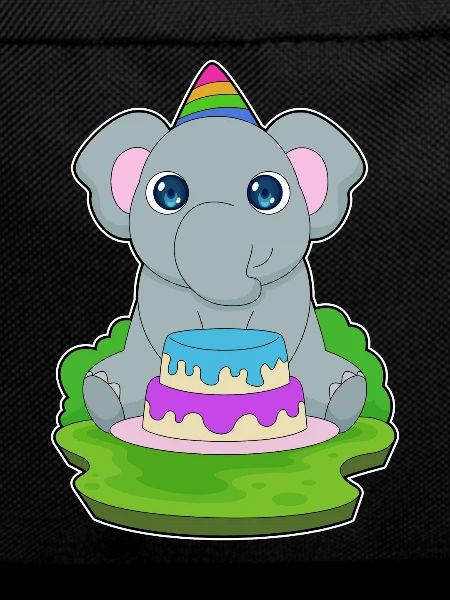 Gâteau d’anniversaire éléphant