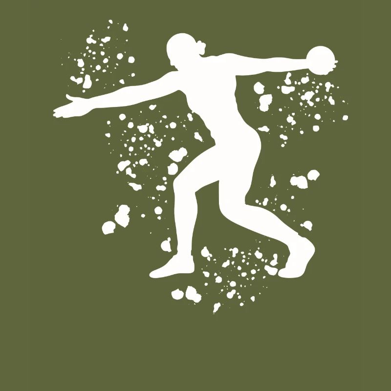 Diskuswerfer Colorsplash Diskuswurf