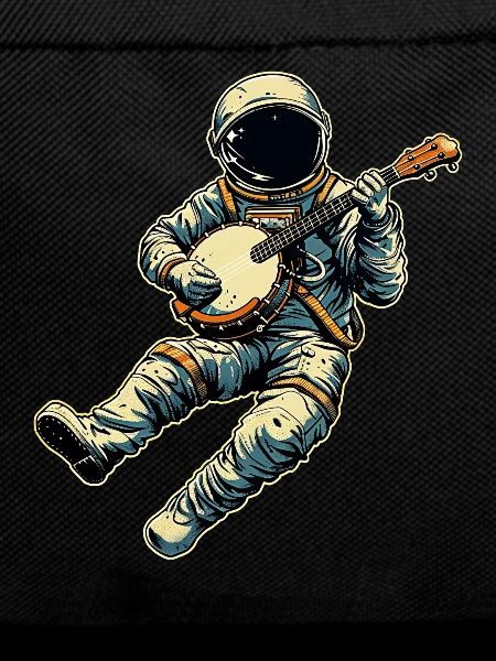 Astronaut Space Bluegrass Banjo Player