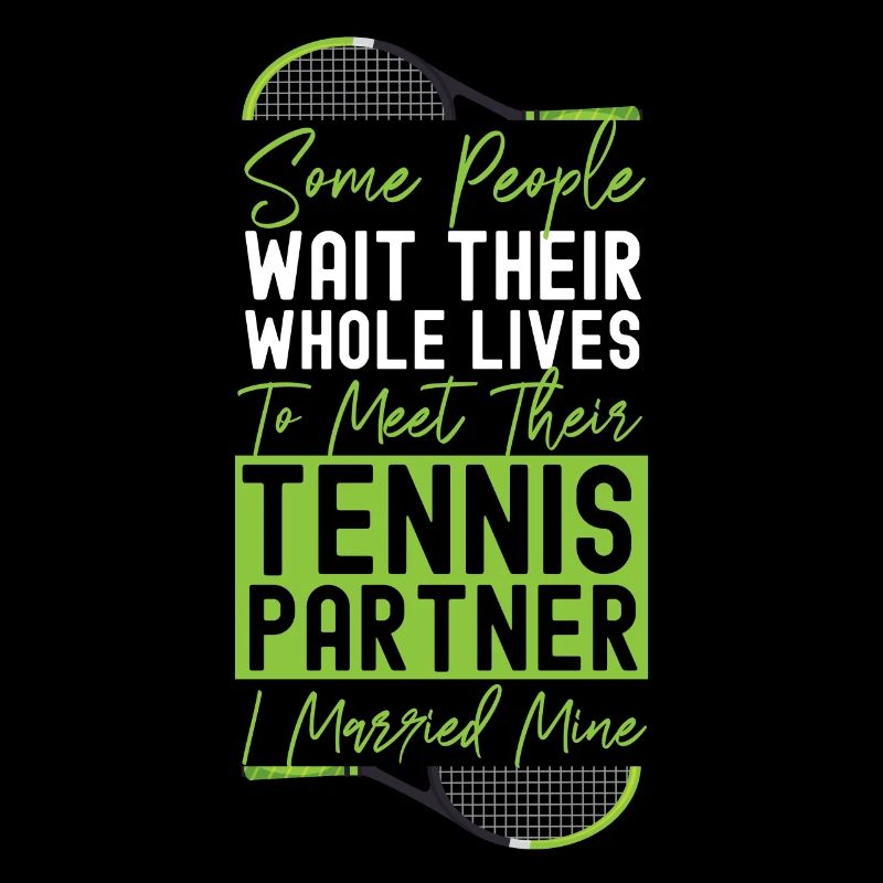 Funny Tennis Player Racket Husband