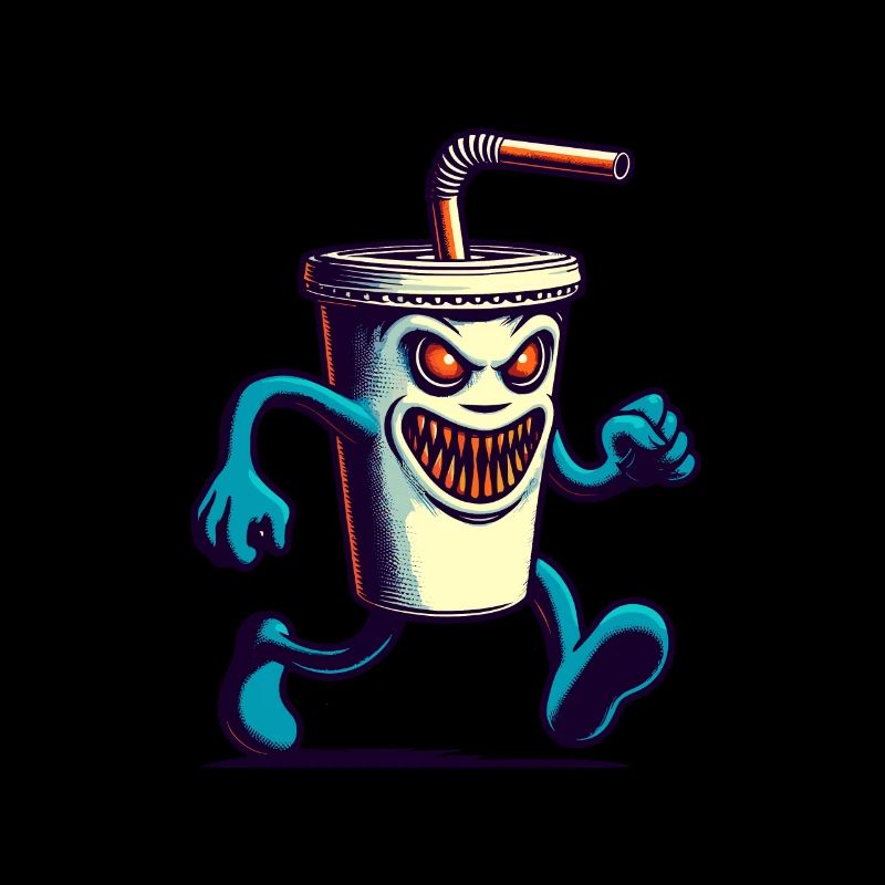 Scary Monster Drinking Cup Drinks