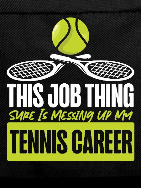 Funny Tennis Player Racket This