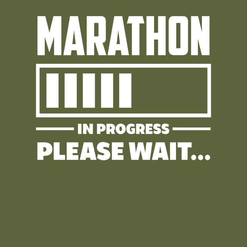 Marathon In Progress Please Wait Lustiges