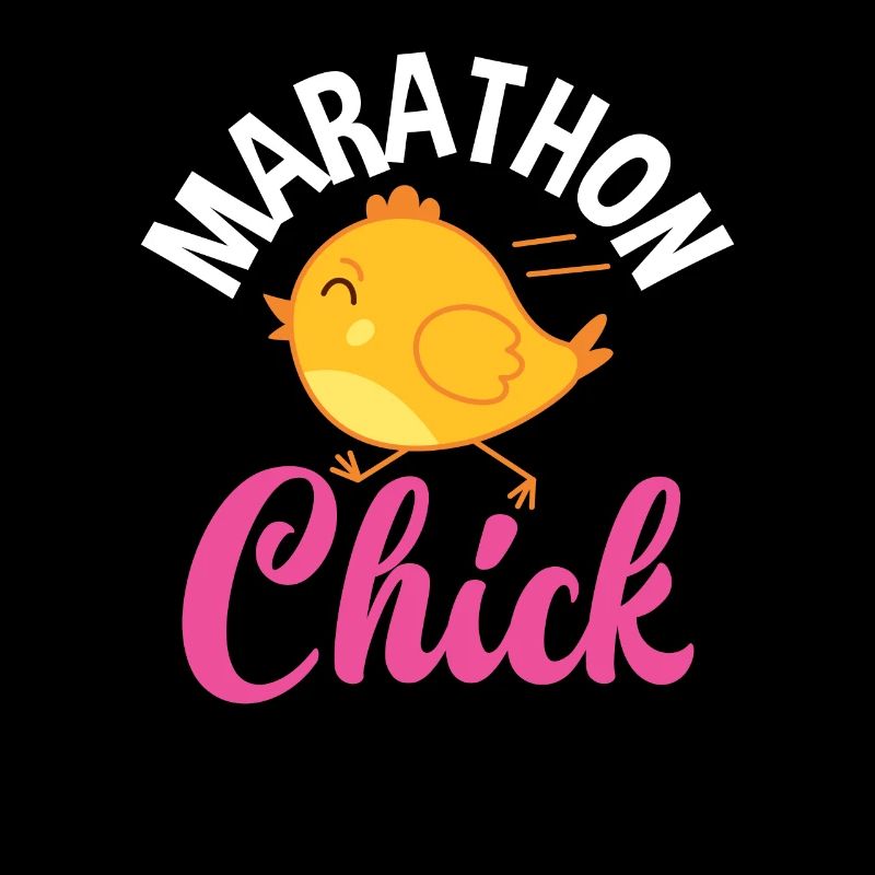Marathon Chicks Funny Running Women