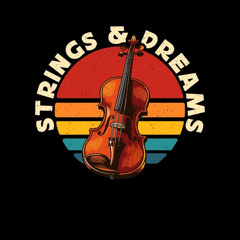 Fiddle Strings & Dreams Musical Instrument Lover