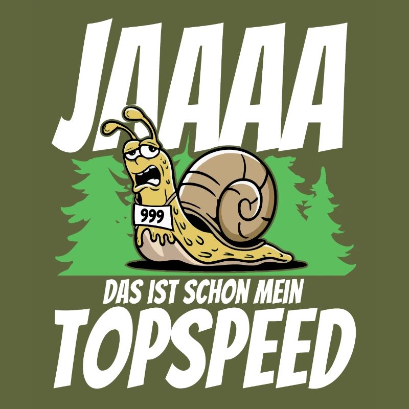 L’escargot de course dit oui, c’est déjà la vitesse de pointe