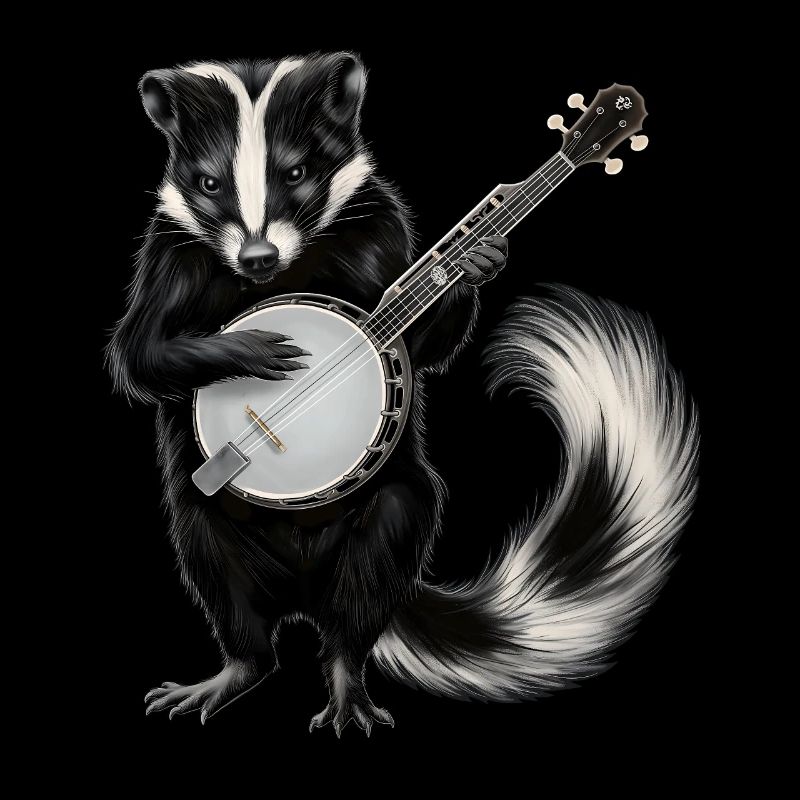 Skunk Bluegrass Banjo Player