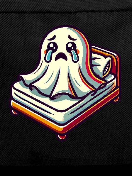 Sad Ghost Funny Ghost Design