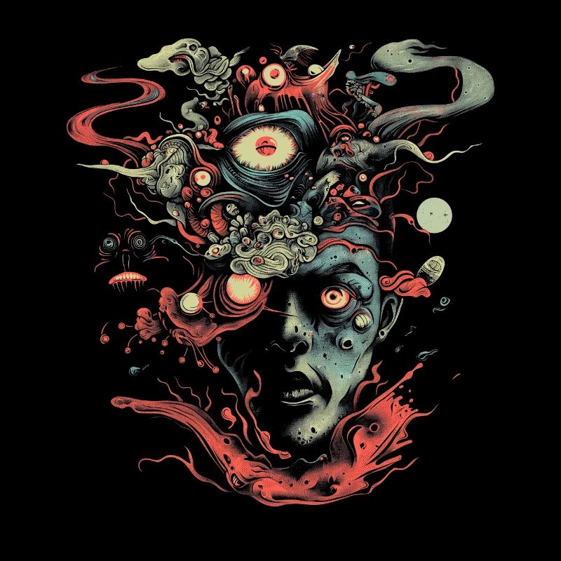 Esthétique Weirdcore Visage Bizarre Dreamcore Grunge