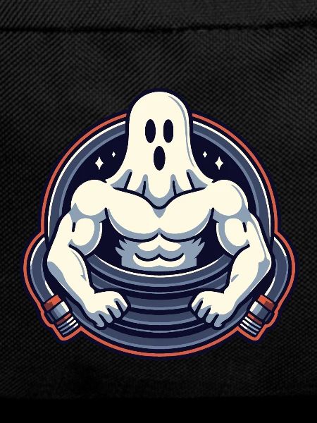 Bodybuilding Ghost Funny Gym Ghost