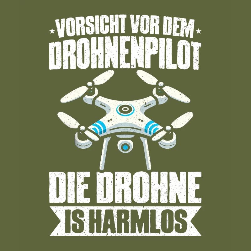 Drone Pilot Quadcopter Flying Quadcopter