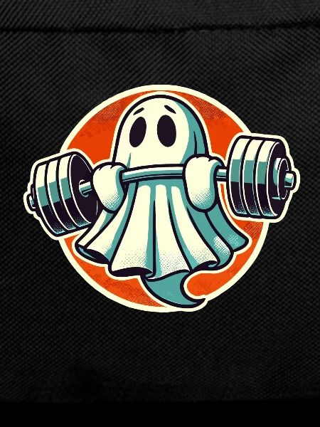 Bodybuilding Ghost Funny Gym Ghost