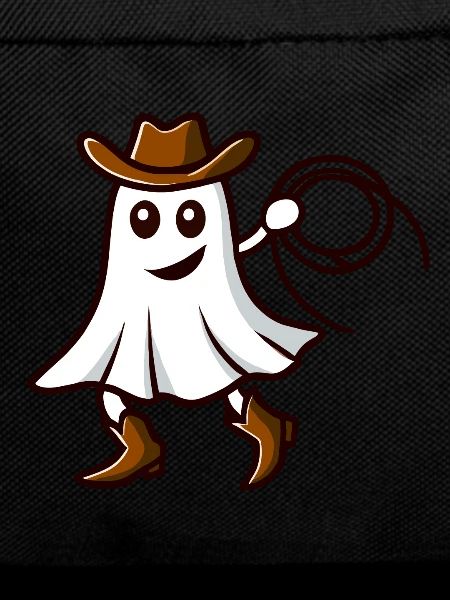 Cowboy Ghost Funny Halloween Design