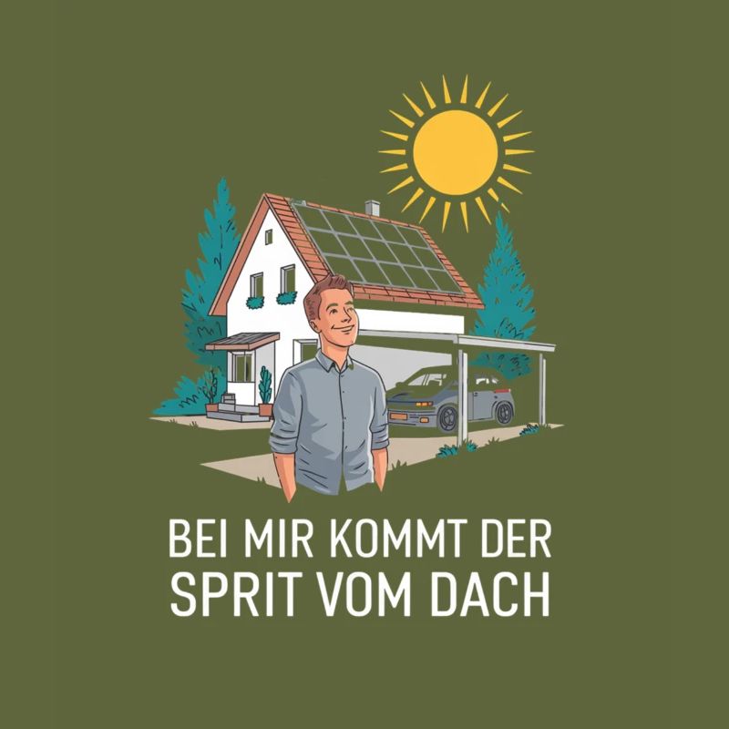 Strom vom Dach Solaranlage Solarenergie E-Auto