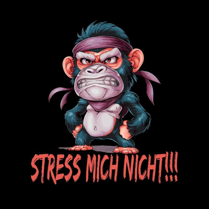 Stress Mich Nicht Gorilla