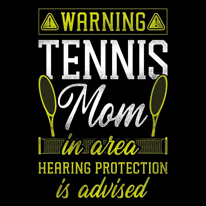 Funny Tennis Player Racket Mom