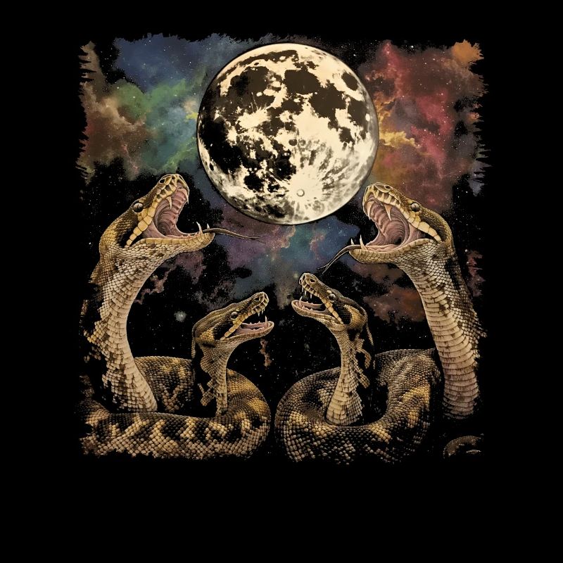 Kugelpython Schlange Heulender Mond