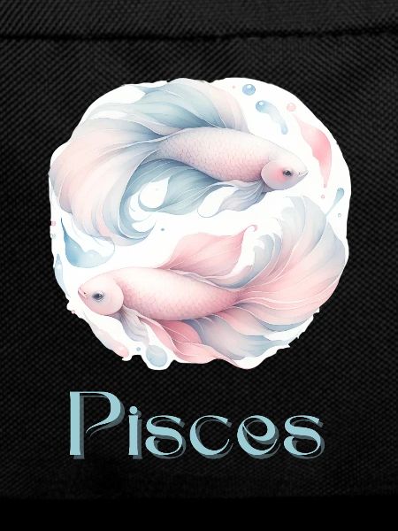 Elegantes Pisces Sternzeichen Aquarell Geschenk