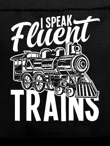 I speak fluently trains railways
