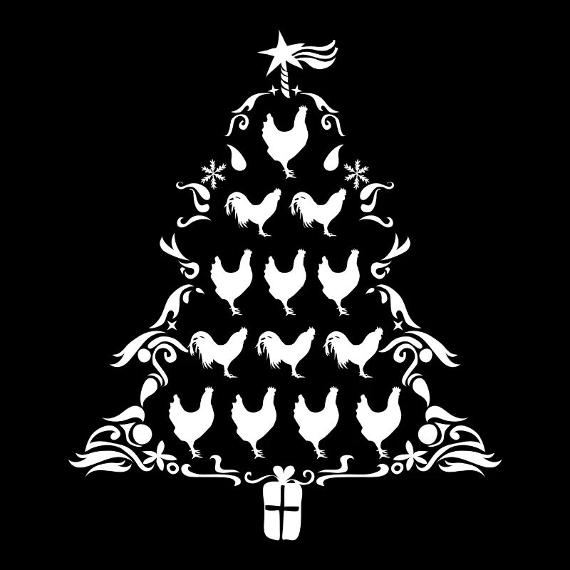 Chickens Chickens Tree Christmas