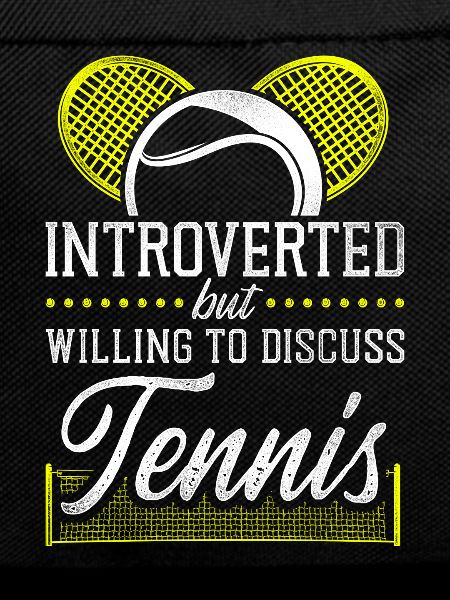 Funny Tennis Player Racket