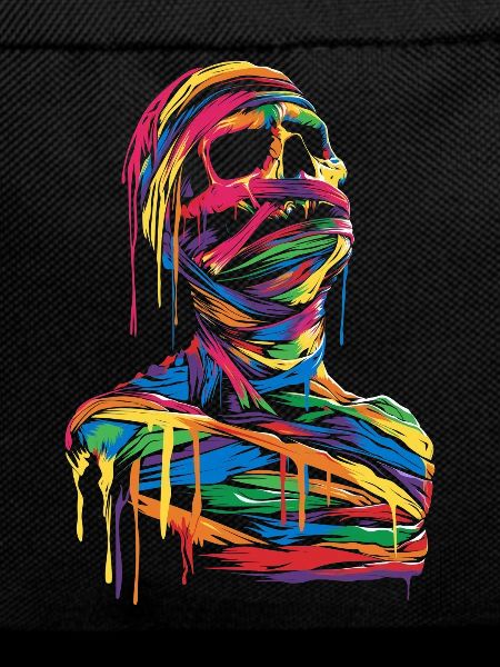 Mummy Halloween Pop Art