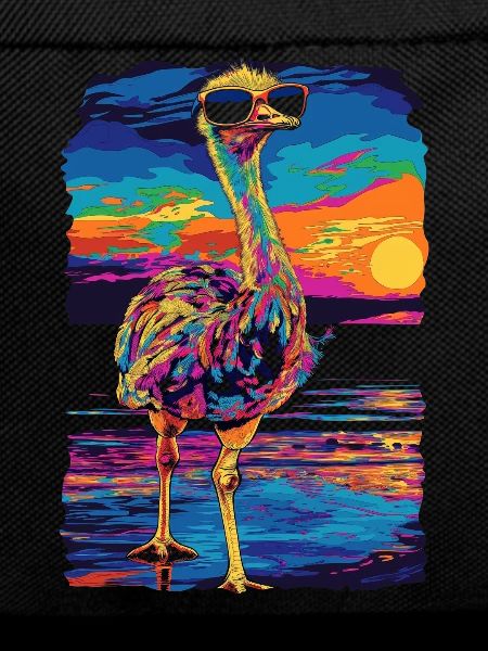 Ostrich Animal Sunglasses Beach Popart