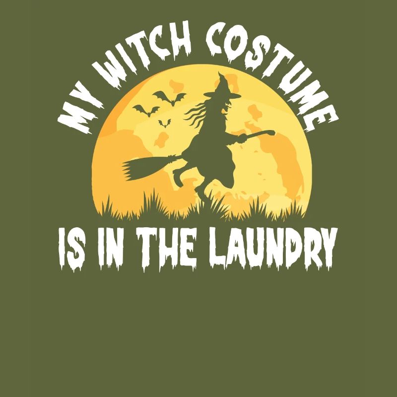 Mon costume de sorcière est dans la lessive drôle