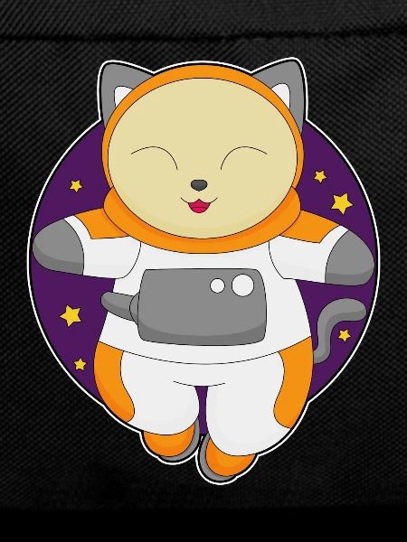 Cat Astronaute Espace