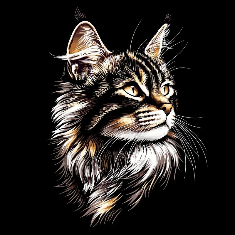 Chat de la forêt norvégienne Chat des forêts norvégiennes