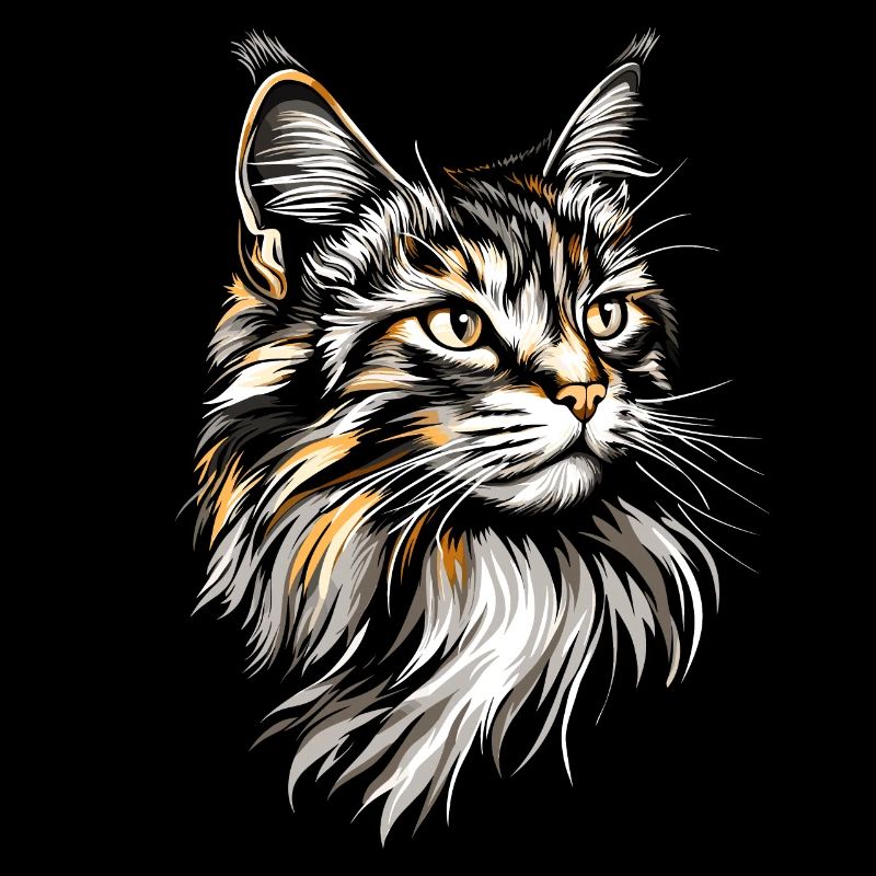 Chat de la forêt norvégienne Chat des forêts norvégiennes