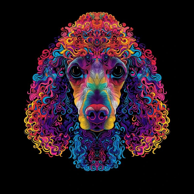 Poodle Dog Popart