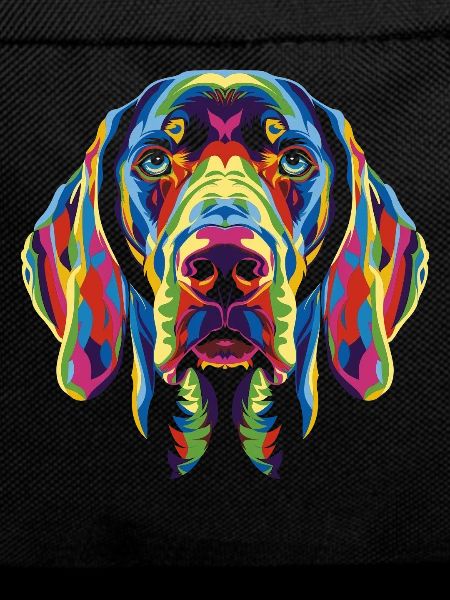 Weimaraner Dog Popart