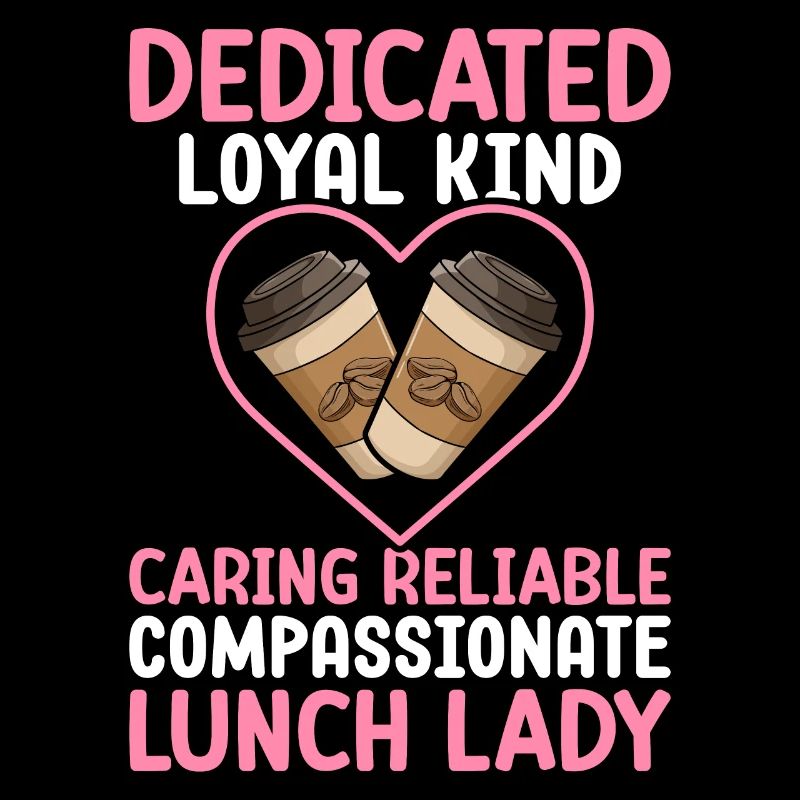 Cafeteria-Mitarbeiterin Engagierte, loyale, freund
