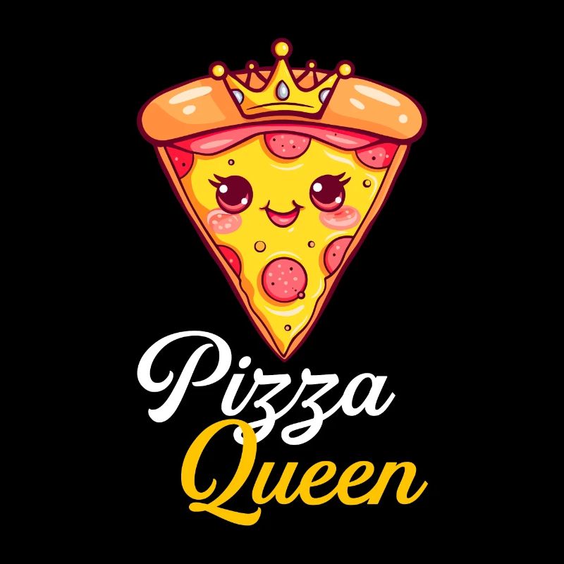 pizza queen, funny pizza lover