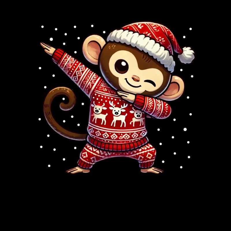 Noël Singe Chimpanzé Noël laid