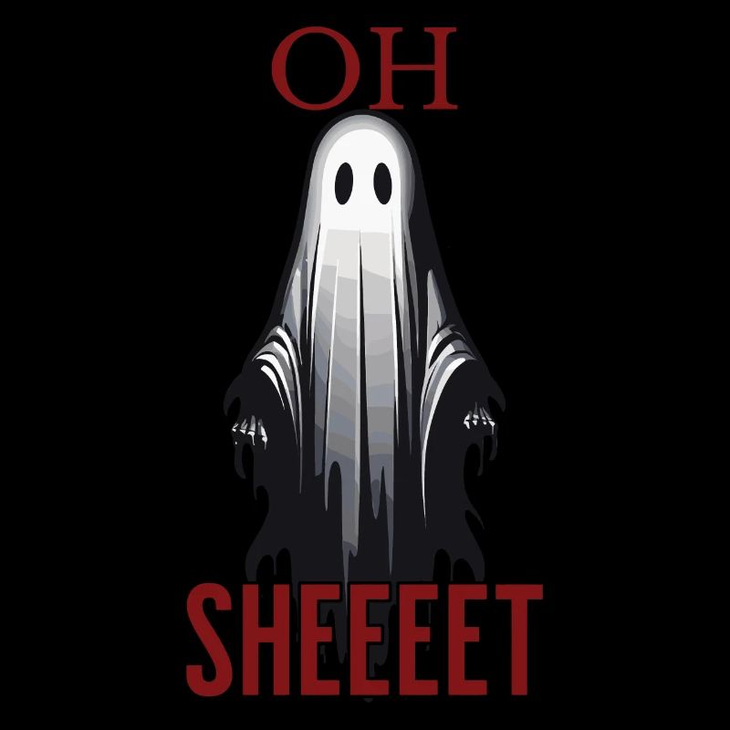 Halloween Oh Sheet Ghost Funny